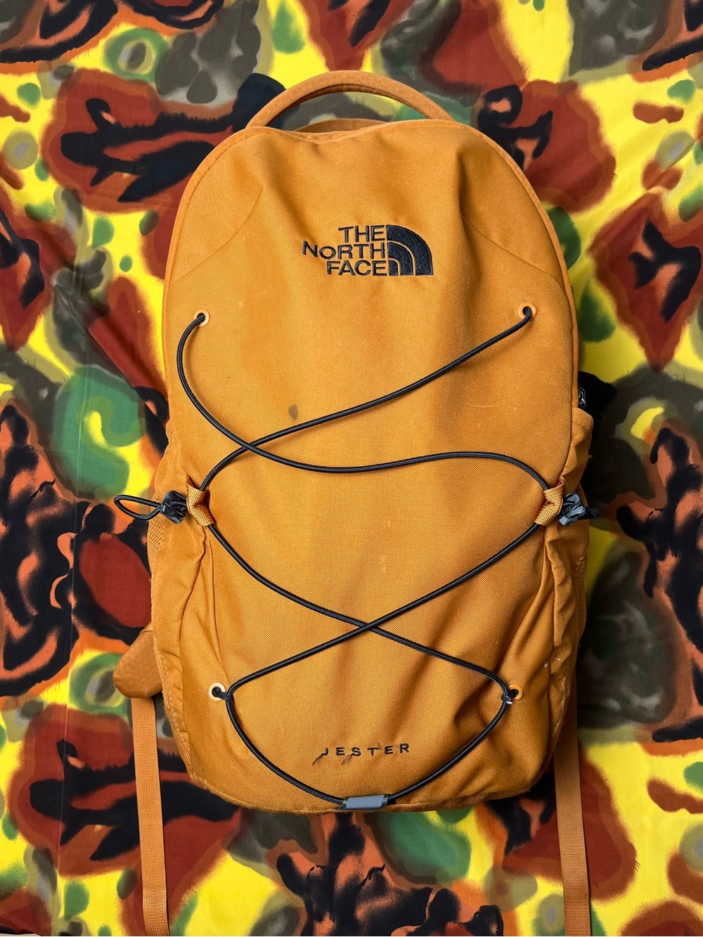 The North Face Jester Orange/Brown Colored Backpack